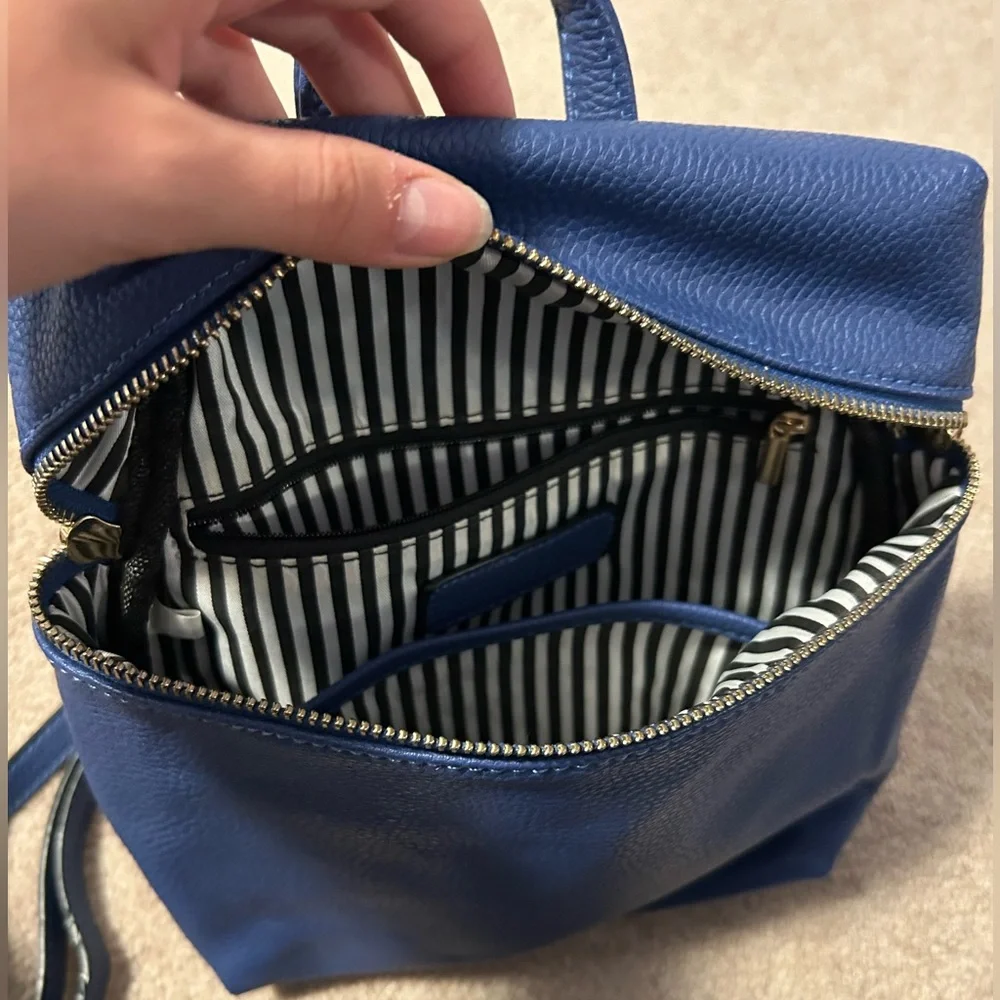 Mini Blue Backpack - Picture 4 of 4